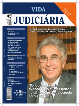 &ldquo;Portugal est&aacute; mais avan&ccedil;ado do que a espanha