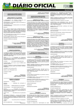 Rio Grande do Norte, 22 de Abril de 2015 Ano VI | N&ordm; 1393