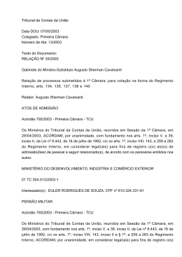 Ac&oacute;rd&atilde;o 792/2003 - Tribunal de Contas da Uni&atilde;o