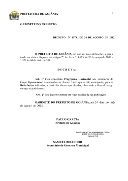 Decreto N. 1978 de 24/08/2012