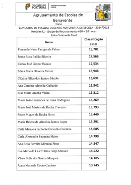 Agrupamento de Escolas de Benavente