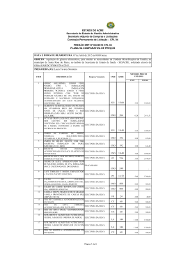 (O): Laura Tavares Monteiro PREG&Atilde;O SRP N&ordm; 064/2015 CPL 04