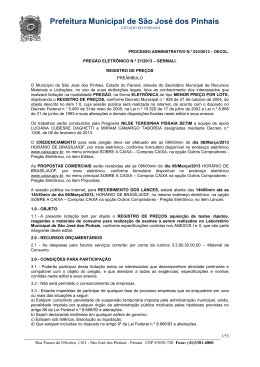 Prefeitura Municipal de S&atilde;o Jos&eacute; dos Pinhais