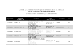anexo [&bull;] ao acordo de preserva&ccedil;&atilde;o de reversibilidade da