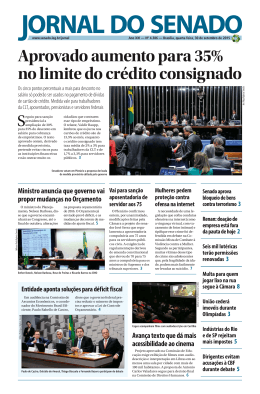 Aprovado aumento para 35% no limite do crédito consignado