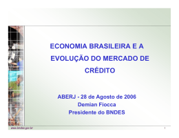 economia brasileira e a evolu&ccedil;&atilde;o do mercado de cr&eacute;dito