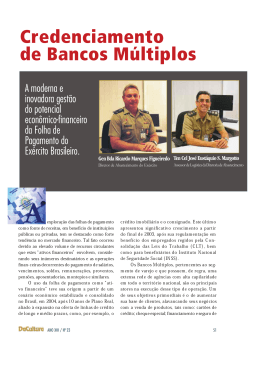 artigo - Credenciamento de Bancos M&uacute;ltiplos