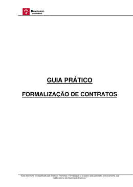 Guia Pr&aacute;tico de Formaliza&ccedil;&atilde;o Bradesco
