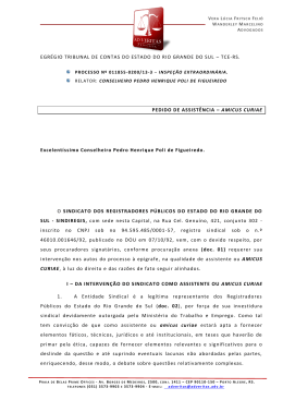 EGR&Eacute;GIO TRIBUNAL DE CONTAS DO ESTADO DO RIO GRANDE