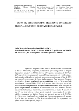 &ndash;&ndash;EXMO. SR. DESEMBARGADOR PRESIDENTE DO