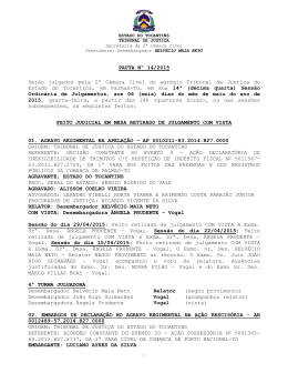 - Tribunal de Justi&ccedil;a do Estado do Tocantins
