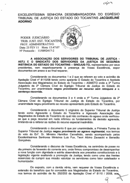 excelentíssima senhora desembargadora do egrégio tribunal de