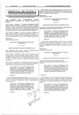 Ato no. 540/95 Nomeação do Tabelião - Cartório Alemão