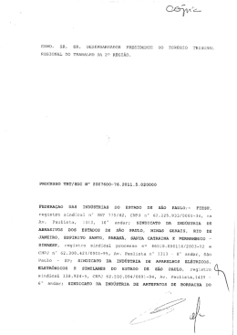 T&eacute;cnicos de Seguran&ccedil;a ( Acordo Judicial)