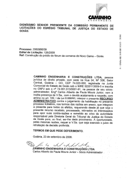 dign&iacute;ssimo senhor presidente da comiss&atilde;o permanente de