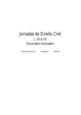 Jornadas de Direito Civil