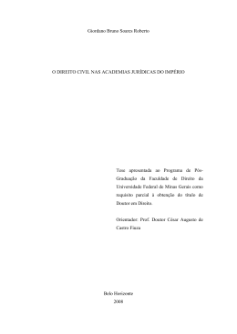 Giordano Bruno Soares Roberto O DIREITO CIVIL