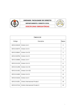 Departamento de Direito Civil - Faculdade de Direito da UERJ