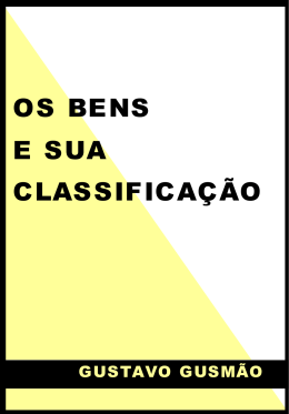 00368 - Os Bens e Sua Classifica&ccedil;&atilde;o