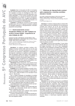 S&iacute;ndrome de hiperperfus&atilde;o cerebral