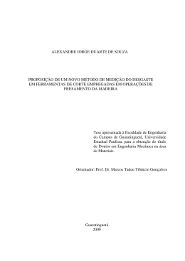 ALEXANDRE JORGE DUARTE DE SOUZA PROPOSI&Ccedil;&Atilde;O DE UM