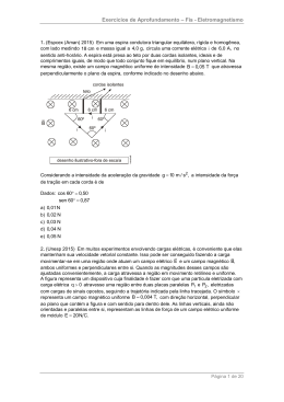 Exerc&iacute;cios de Aprofundamento &ndash; Fis