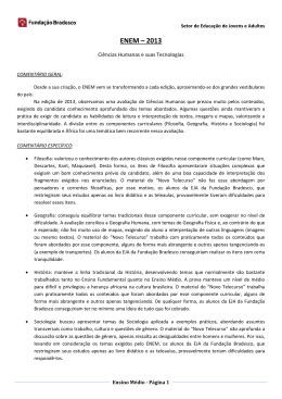 ENEM &ndash; 2013