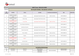 EDUCA&Ccedil;&Atilde;O MORAL E RELIGIOSA CAT&Oacute;LICA FILOSOFIA