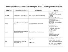 Serviços Diocesanos de Educação Moral e Religiosa