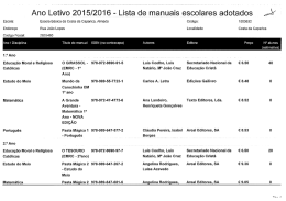 aqui - Agrupamento de Escolas da Caparica