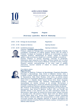 1/8 Programa Program 26 de mar&ccedil;o - quarta-feira March 26