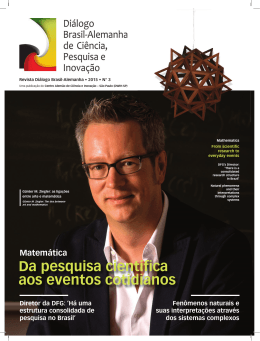 Revista Diálogo Brasil-Alemanha (2015) - Nº 03 - DWIH-SP