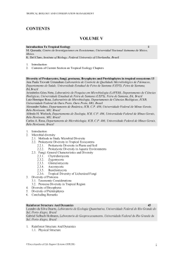 Tropical Biology and Natural Resources: Historical Pathways