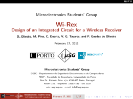 Wi-Rex - Microelectronics Students` Group