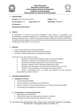 IEC111 Inform&aacute;tica Instrumental