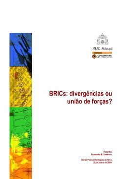 BRICs: divergências ou união de forças?