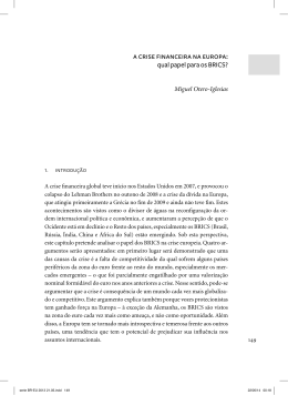 6- A crise financeira na Europa
