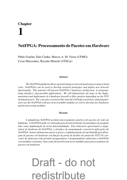 Draft - do not redistribute