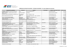 EMPRESAS DE PRONTO-SOCORRO