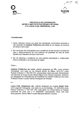 Transferir - Instituto Polit&eacute;cnico de Leiria