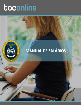 Sal&aacute;rios - TOConline