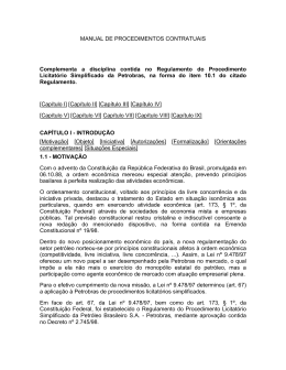 Manual de Procedimentos Contratuais (MPC)