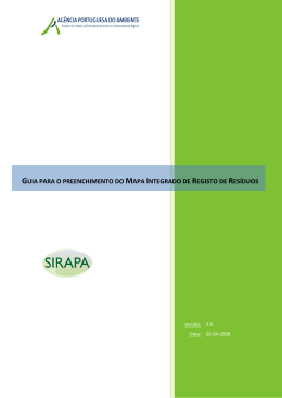 guia para o preenchimento do mapa integrado de registo