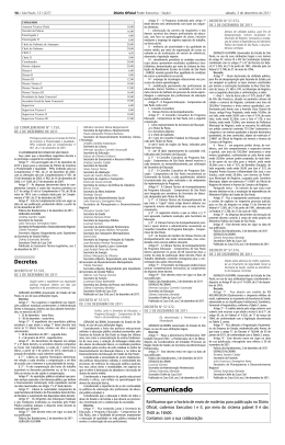 Decretos - Imprensa Oficial