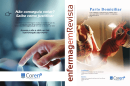 Parto Domiciliar - Coren-SP