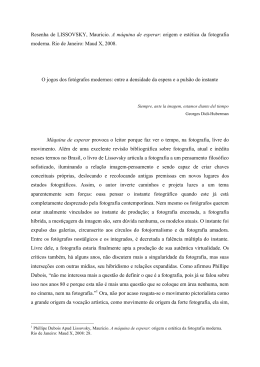 L SANZ. O jogos dos fot&oacute;grafos modernos- entre a