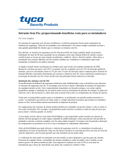 Wireless security solutions for the home environment