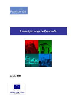 A descri&ccedil;&atilde;o longa do Passive-On