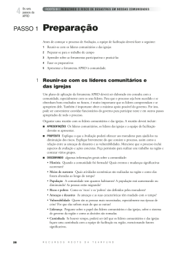 Passo 1 – Preparação