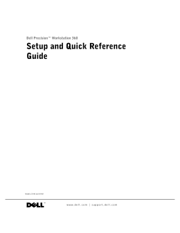 Setup and Quick Reference Guide